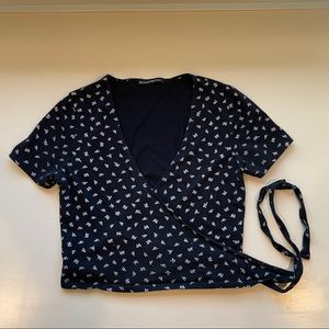 Brandy Melville wrap top